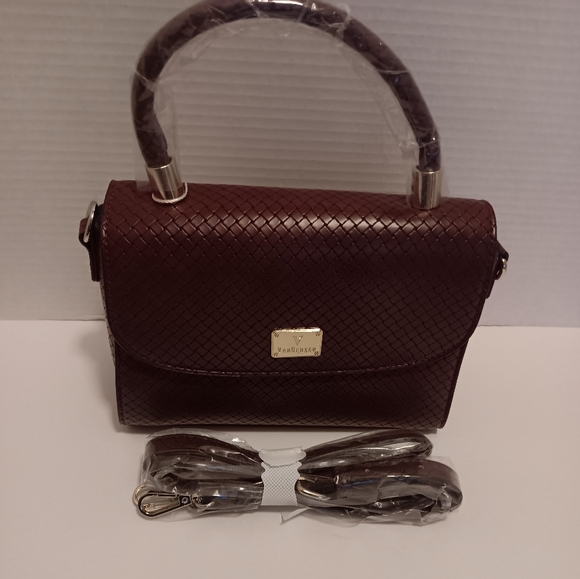 Nwt!! Van heusen hand/shoulder bag (Burgundy) - Picture 11 of 11